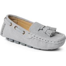 Babies Low Top Shoes Children's Shoes Janie and Jack Baby Boy's Suede Driving Loafers - Grey