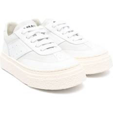 MM6 Maison Margiela Kids Low-Top Leather Sneakers - White