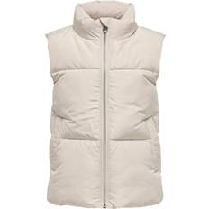 Beige Polstrede veste Børnetøj Kids Only Dynevest - Noos - KogErica - Moonbeam