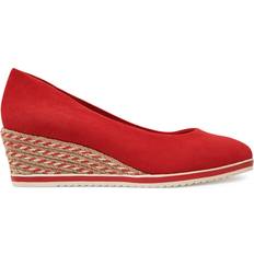Nubuck Højhælede sko Tamaris Women Court Sho - Red