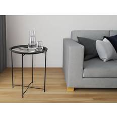Sidobord Mirrors More Carolina Svart