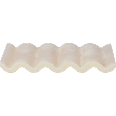 Beige Soap Holders ferm LIVING Mist Soap Dish 9 x 14 cm Pearl
