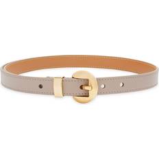 Loewe Pebble Leather Belt - Beige