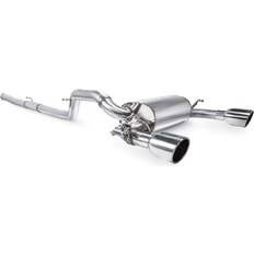 Exhaust Systems Scorpion 3 Cat Back Exhaust System 2x 114mm Round Indy Polished Tailpipe