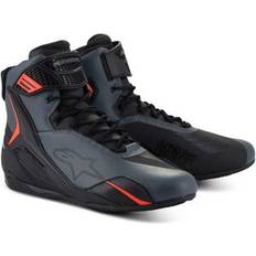 Alpinestars Faster-4 Motorcycle Shoes - Black/Grey/Red