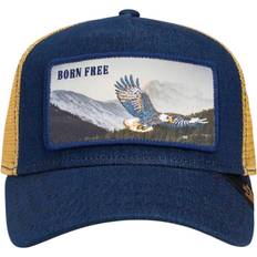 Goorin Bros. Flying Eagle Patch Trucker Cap - Blue/Beige