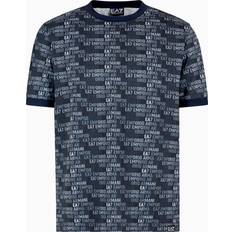 EA7 Clothing EA7 Emporio Armani Train Graphic Monogram T-Shirt - Dark Blue