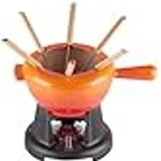 Le Creuset Fonduegrytor Le Creuset Gjutjärn Fondue Set 2 Handtag 2.0 L Volym