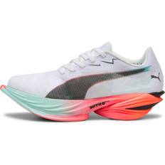 Puma Fast-R Nitro Elite 3 Running Shoes - White/Glowing Red/Mint Melt