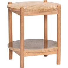 Hübsch sidebord Hübsch Trava Sidebord Eg-travertin Småbord