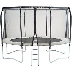Camas elásticas Kangui Trampoline De Jardin Rond Ø426cm Avec Filet De Sécurité Ethelle