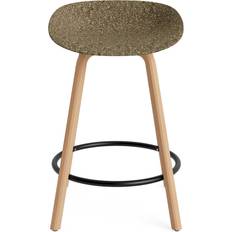 Sort Barstole på tilbud Normann Copenhagen Mat Bøg Seaweed 65 cm Barstol