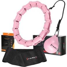 Rockringer HMS Hula Hoop Sett Med Nagler Og Vekt HHW02 Rosa Slankebelte BR163 Svart