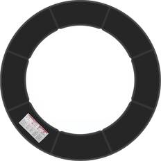 Baunsal Trampolin Randabdeckung Ø 396 cm mit 30 cm breite in schwarz und 20 mm dick uv-beständig reißfest