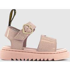 Dr. Martens Sandaler Barnskor Dr. Martens Marlowe Hearts Toddler Sandals - Pink Glitter