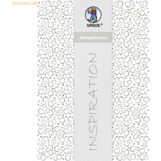 Silver Silkes- & Kräppapper Ludwig Bähr Designkarton Silber 200g/qm A4 VE=25 Blatt Motiv 2