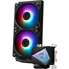 CPU vattenkylare MSI MAG CORELIQUID I240 Liquid + Water Cooling AM5/AM4 LGA 1150/1151/1155/1156/1200/1700 2x120mm