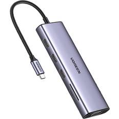 Hub usb a usb c vga hdmi Ugreen USB C-dockningsstation 10 I 1 USB C-hubb PD SD/TF