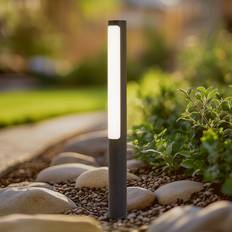 A - IP65 Pullerter Lucande LED-gadelampe Tuberia 80 cm Antracit Metal Pullert