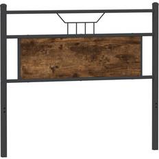Beds & Mattresses Astoria Grand Brown Oak 183 cm Engineered Wood And Steel 91.5cm H x 105.5cm W x 3cm D Headboard