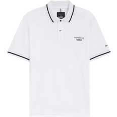 Boss x porsche HUGO BOSS Porsche x Polo Shirt In Cotton With Moisture Control