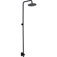 150 c/c Udendørsbrusere Ren Udebruser Sort T/Koldt Vand 20 cm Sort