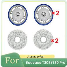 Vacuum Cleaner Accessories Tlily 4 Pcs Rag and Mop Holder for T30S/T30 Pro Robot Vacuum Cleaner Kit Board