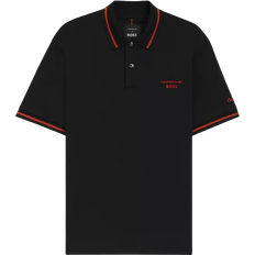 Boss x porsche HUGO BOSS Porsche x Polo Shirt In Cotton With Moisture Control