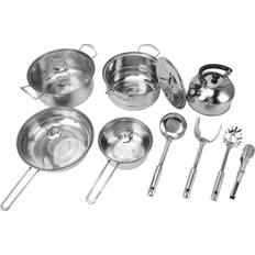 Konnwei Stainless Steel Rustproof Stick Cookware Set with lid