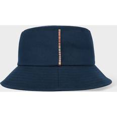 Blue Hats Paul Smith Signature Stripe Bucket Hat - Blue