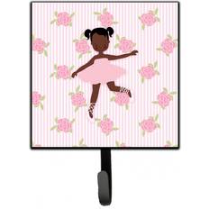 Multicoloured Coat Hooks Caroline's Treasures Ballerina African American Ponytails Wall Small Multicolor Coat Hook