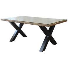 Milani Fisso 100 l x 200 p x 77 hdi Tavolo da pranzo