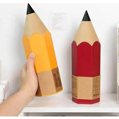 Red Desktop Organizers Yuyongzhi Kawaii Pencil Shaped Pen Holder CHINA Red