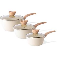Non Stick Saucepan 3pcs 16cm x 18cm 20cm