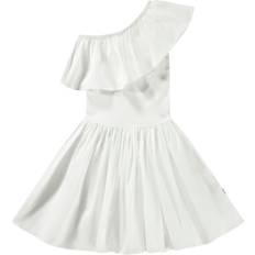 Vita Klänningar Barnkläder Molo Chloey Short Sleeve Dress Crisp - White