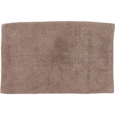Diani Taupe Tufty Rectangular Bath Mat 80 cm