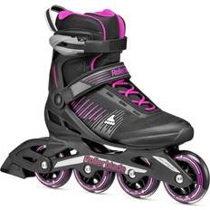 Pattini in Linea e a Rotelle Rollerblade Zetrablade W Pattini A Rotelle Da Donna Nero Rosa