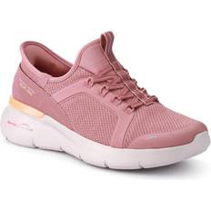 Brown Gym & Training Shoes Skechers Slip-ins Skech-Air Trainers - Mauve