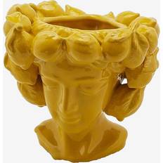 EDG Hovedvase Chakra Citron H 22 cm Gul Vase