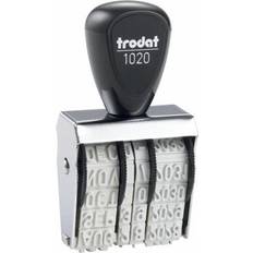Trodat Size 2 Rubber Date Stamp 0.19 Inch Impression Length 4 Bands Gray TDTRD020