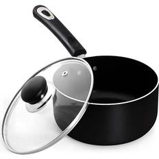 KICHLY 18 cm 2Ltr Nonstick Saucepan Pack with lid