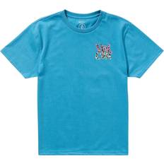 Volcom Kids Eye Warp Boys T-Shirt - Blue Turquoise