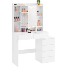 Coiffeuses Vasagle Grand Miroir LED 40 x 97.5 x 145 cm Coiffeuse