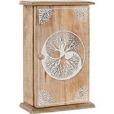 White Storage Cabinets Home ESPRIT Schlüsselschrank 18 x 7,5 x 28 cm Lagerschrank