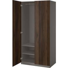 Garderob 100cm IKEA Garderobskombination Mörkgrå Mörkbrun 100 x 60 x 201 cm Garderob 100x201cm