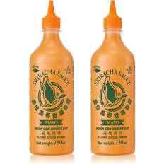 Flying Goose Sriracha Mayo Chili Sauce Flavour Vegan Taste Pack 2 x 730ml