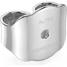 Swarovski White Gold Earrings Swarovski Eternity Earring Back 18K White Gold - Silver Tone