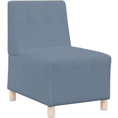Blå Lænestole vidaXL Sofastol 55 cm Fløjlsstof Blå Lænestol
