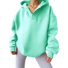Shein Solid Color Loose Casual Hoodie - Autumn/Winter