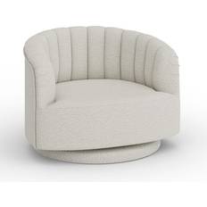 Dunelm Elena Scalloped Swivel Armchair 68.5cm